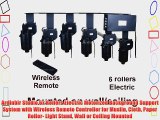 Ardinbir Studio 6x Rollers Electric Motorized Background Support System with Wireless Remote