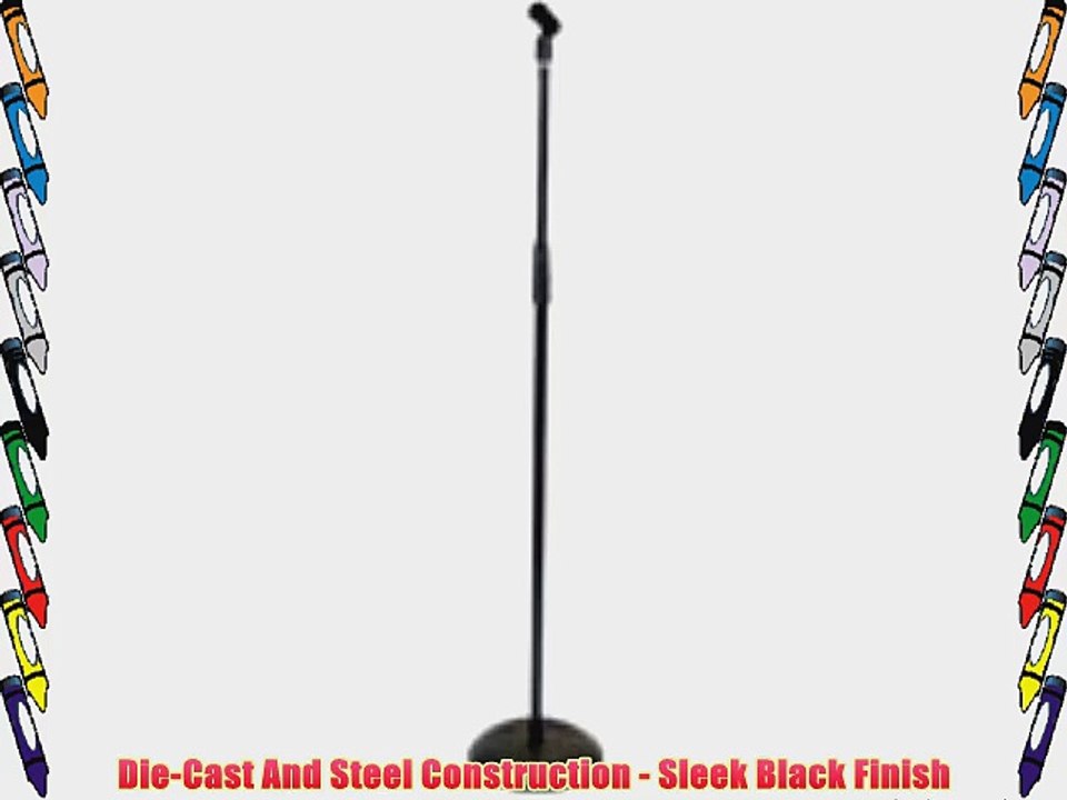 PylePro PMKS5 Compact Base Black Microphone Stand video Dailymotion