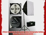 ePhoto 1000-Watts Photo Studio Video Photography Softbox Lighting Light Kit VL9026SONE