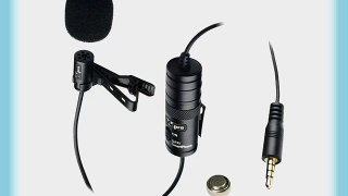 Nikon D5300 Digital Camera External Microphone Vidpro XM-L Wired Lavalier microphone - 20'