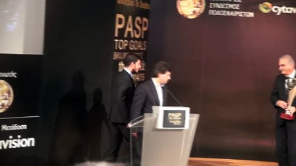 Βράβευση Νίκου Ευθυμίου για το 3ο καλύτερο γκολ