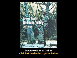Download Carlsons Guide to Landscape Painting By John F Carlson PDF