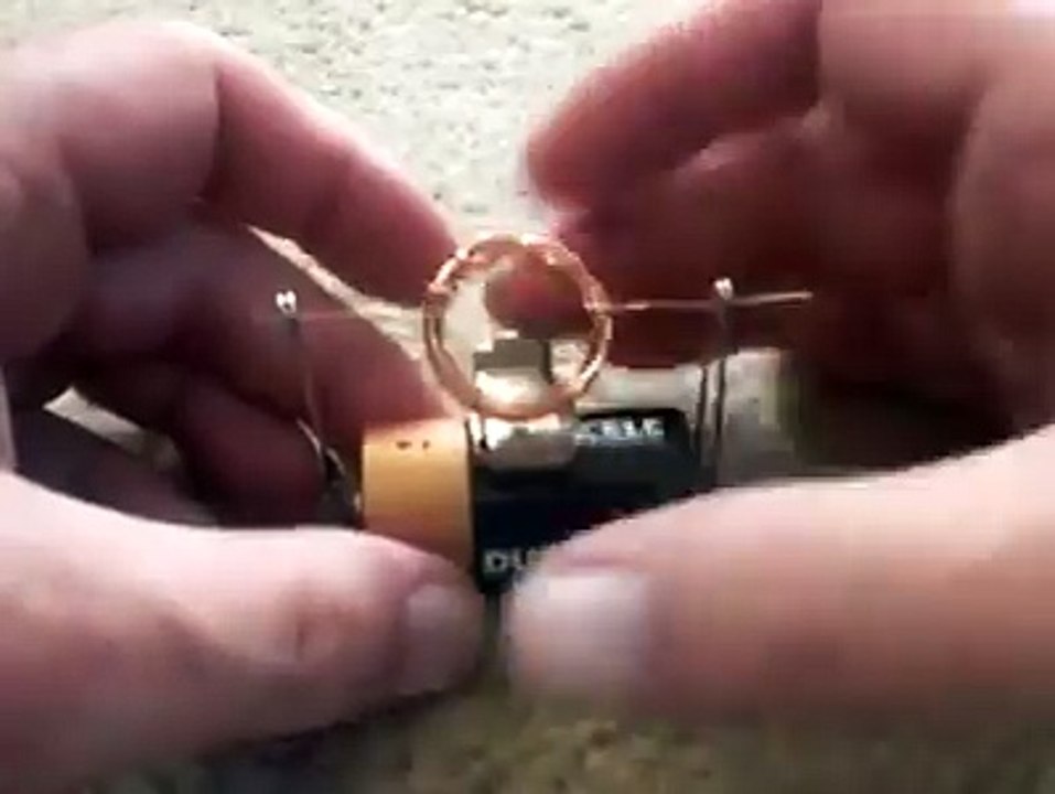 build a Dc motor at home