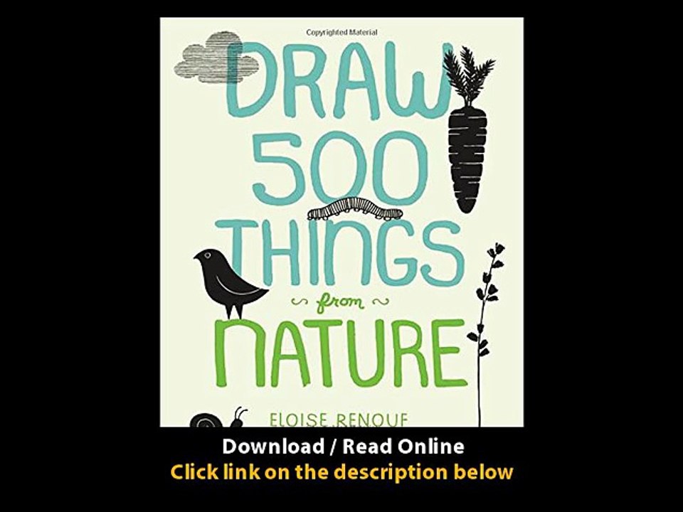 Download Draw Things from Nature A Sketchbook for Artists Designers and Doodler