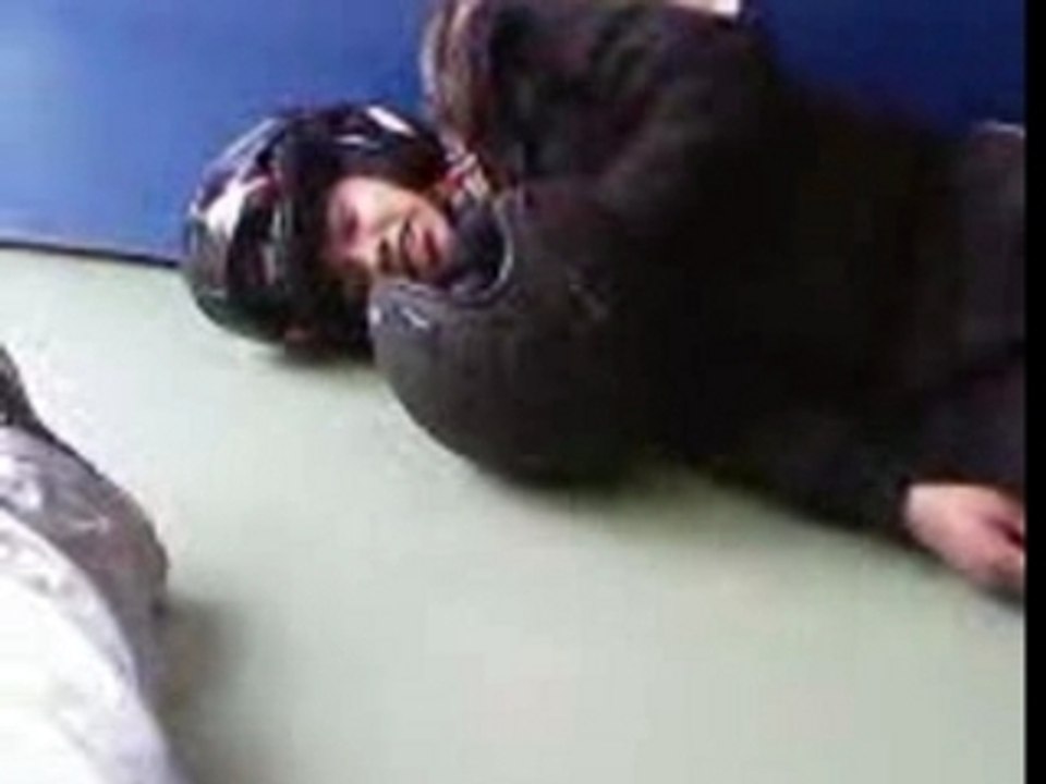 Andres et moi K-O apres le foot dimanche