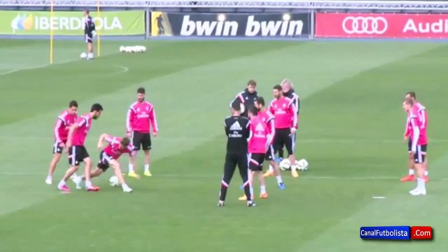 Cristiano Ronaldo, James, Isco #Amazing skill at Real Madrid training ! 28.04.2015