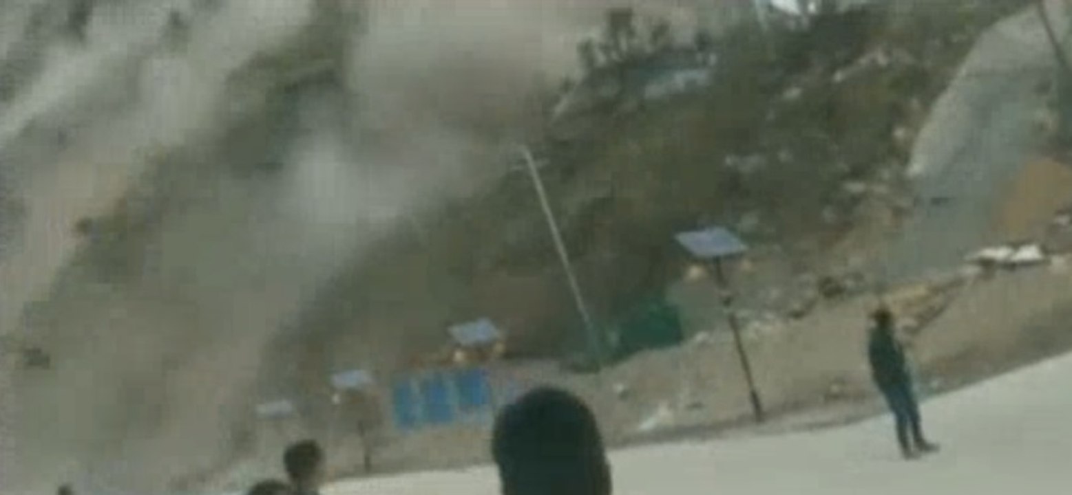 Séisme au Népal : les images d’un rescapé au Tibet