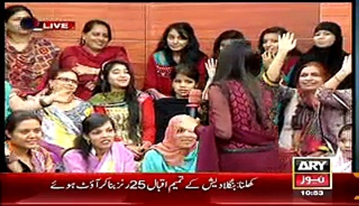 The Morning Show With Sanam Baloch on ARY News Part 5 - 28th April 2015