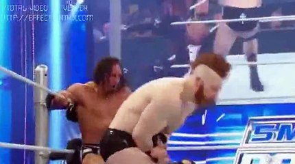 Wwe Dolph Ziggler & Neville vs. Sheamus & Bad News Barrett SmackDown, April 23, 2015