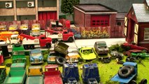 Old Wrecked Toy Car Scrapyard - Toy Truck Wrecks