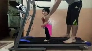 Cute Girl Exercise - Funny Video