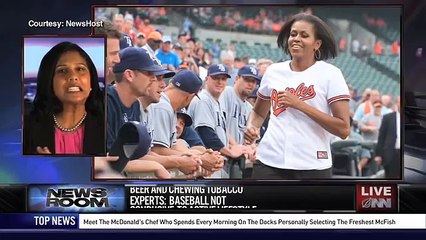 Michelle Obama Introduces Exercise Program To Combat Obesity In Professional Baseball Players