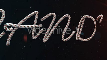 After Effects Project Files - Candy Cane Text - VideoHive 9516776