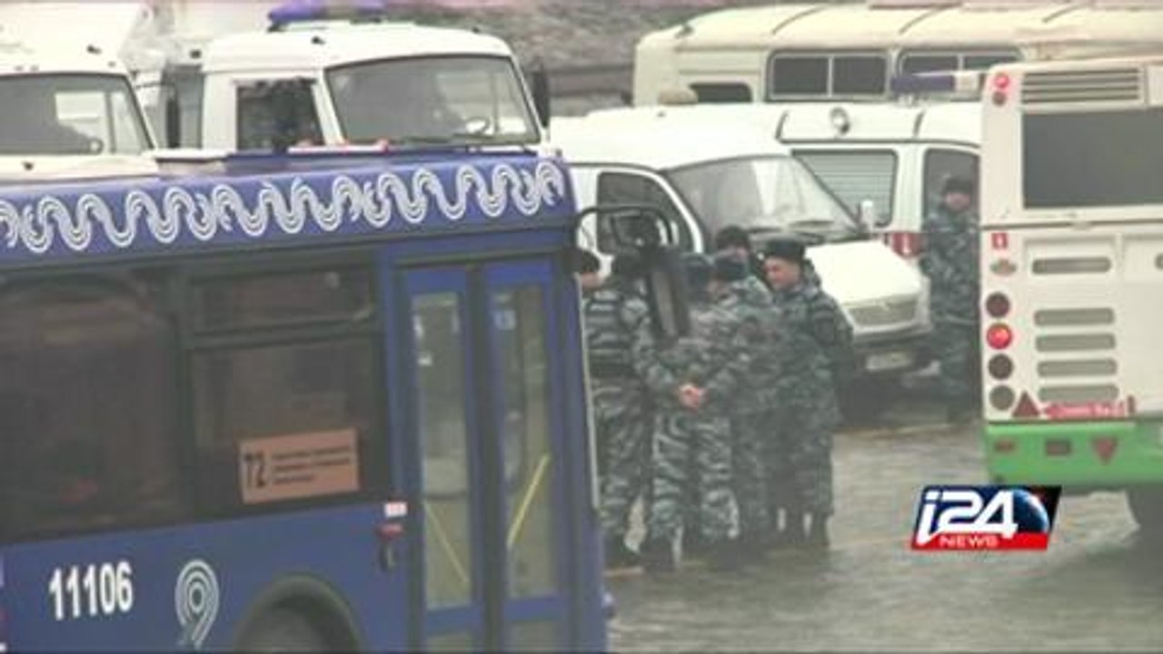 Hommage a l'opposant Nemtsov a Moscou