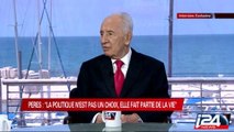Interview exclusive du Président Israélien Shimon Peres sur le plateau de i24news