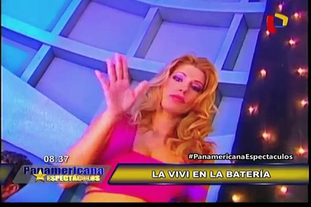 La ‘Vivi’ en Panamericana TV: Rivasplata acompaña a Miyashiro en ‘La Batería’
