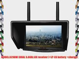 LILLIPUT 7 329DW Dual receiver 5.8Ghz 4 Bands 32Channels FPV Monitor for Fly Wireless Camera