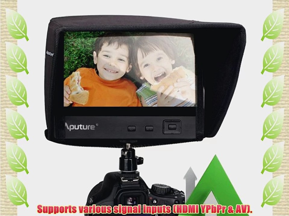 Aputure V-Screen VS-1 Ultra-thin 7 TFT-LCD Digital Video Monitor for DSLR Camcorder DC 9-16V