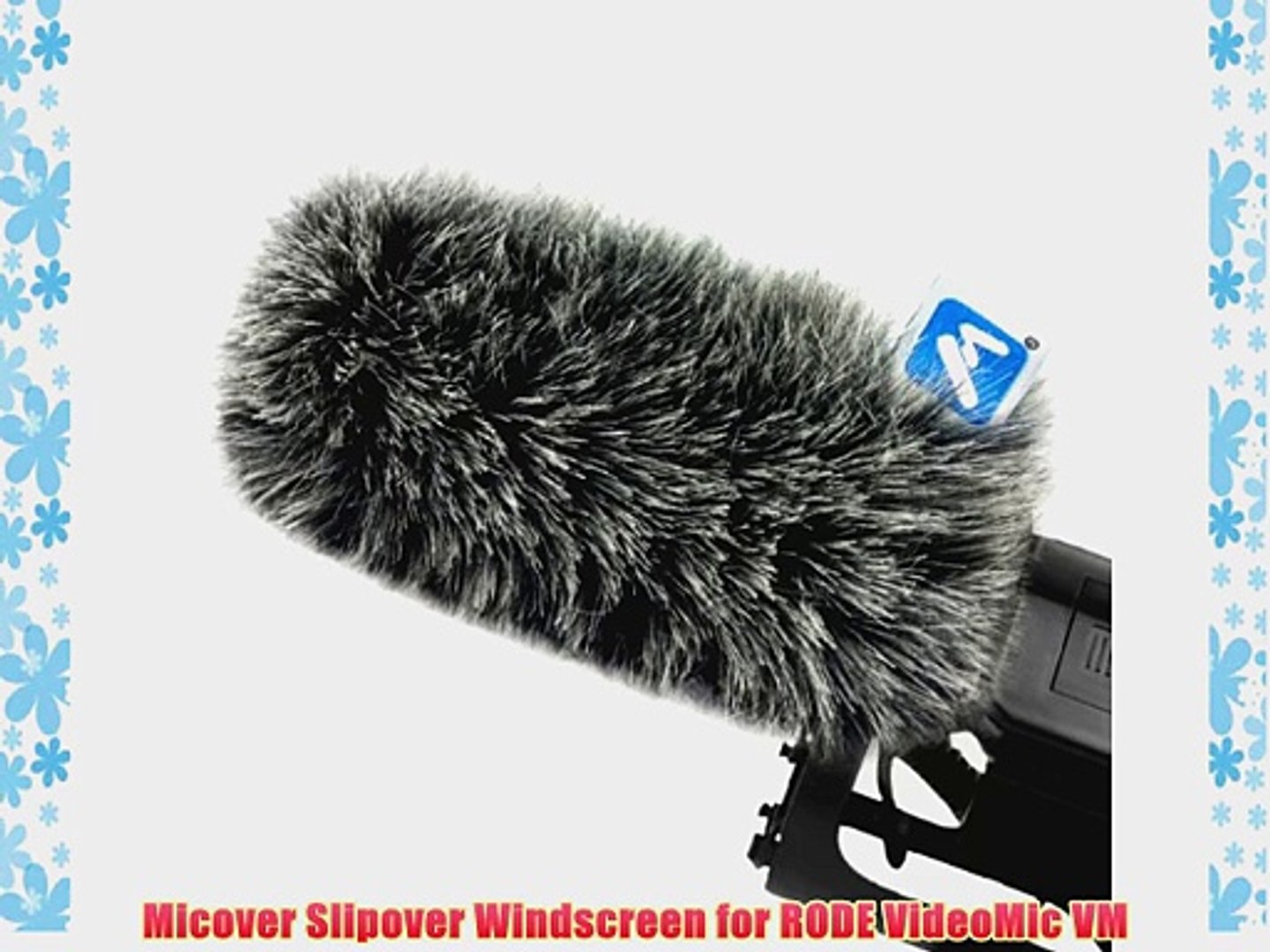 Micover Slipover Windscreen for RODE VideoMic VM - video dailymotion