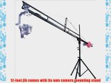 PROAIM Video Production 12-Foot Jib Arm with Jib Stand for cameras upto 20lbs
