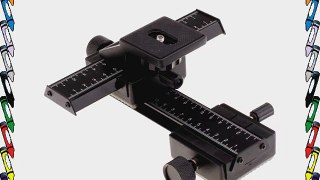 4 Way Macro Focusing Rail Slider Quick Release Plate for Canon Sony Nikon Penatx Camera etcQ