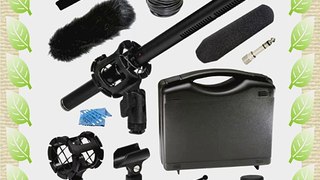 Professional Deluxe Advanced DSLR Microphone Kit for Nikon D3 D3S D3X D4 D60 D90 D300S D600