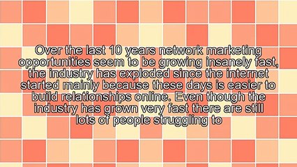 Network Marketing Secrets To Success