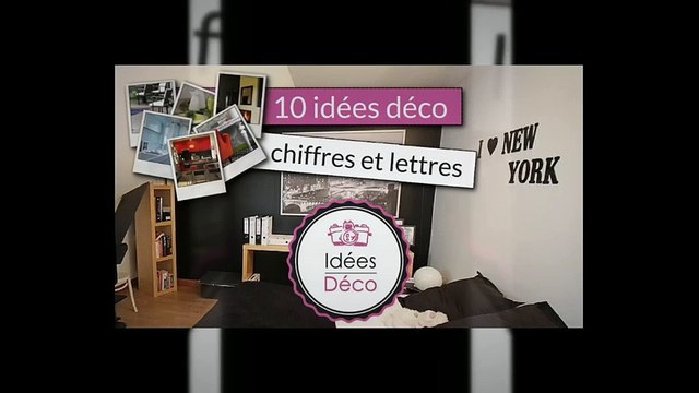 Idées déco : 10 idées de chiffres et de lettres pour réécrire votre déco