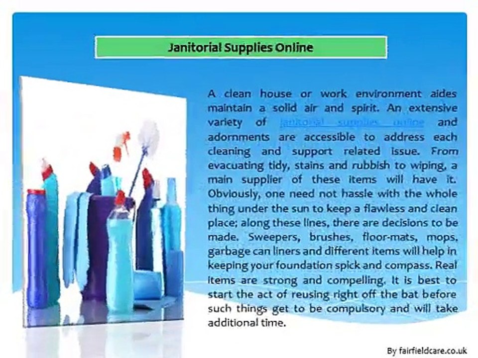 Janitorial Supplies from Janitorial Suppliers – The Best Cleaning Supplies