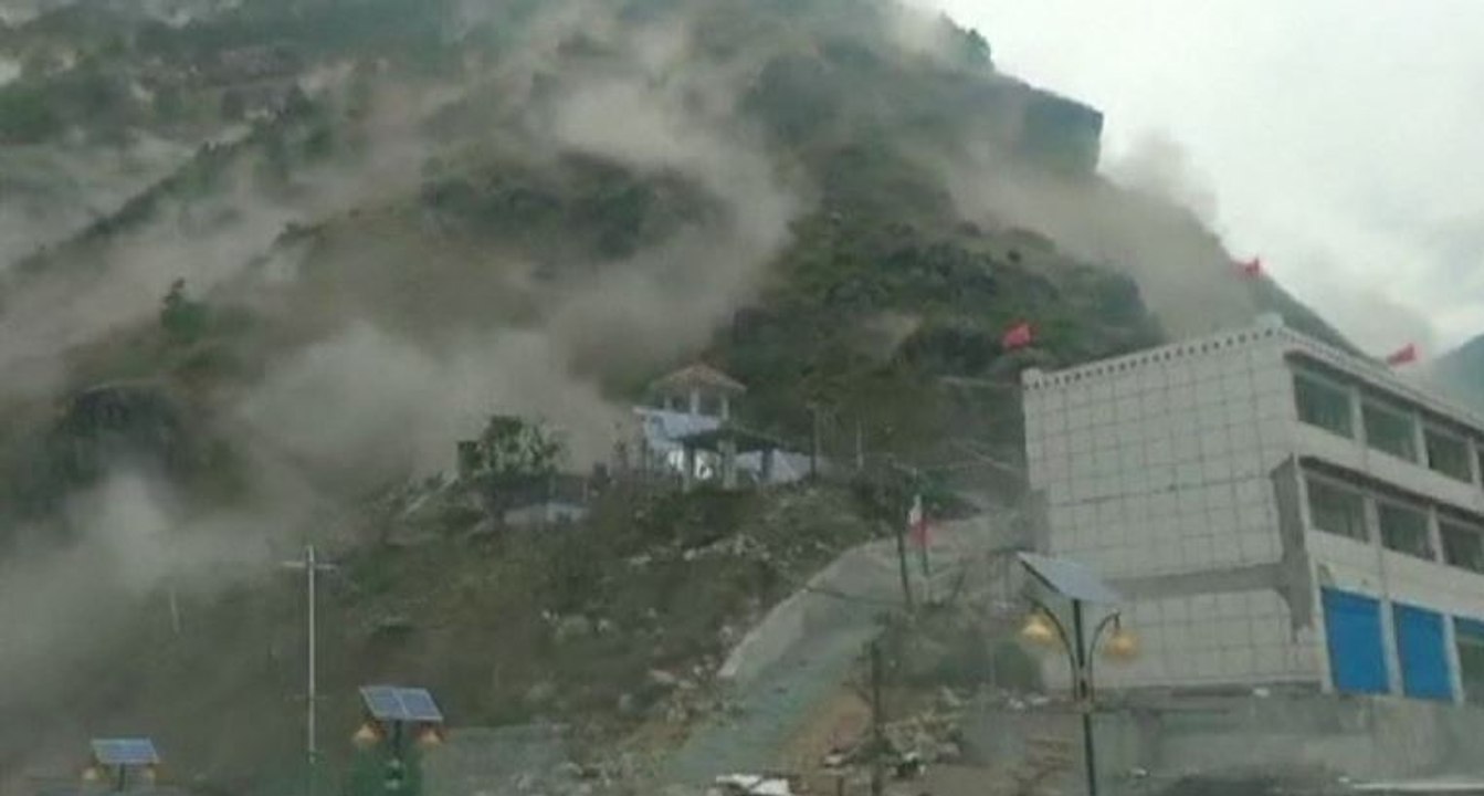Une vidéo amateur montre le moment où le séisme a frappé le Tibet