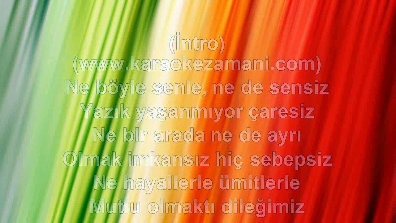 Ebru Gündeş - Tükeneceğiz - 2008 TÜRKÇE KARAOKE