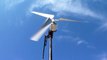Windtura 500 Wind Turbine Furling in High Winds --- WindyNation Inc.