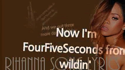 Rihanna - Four Five Seconds [Lyrics Video] ft  Kanye West, Paul McCartney