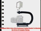 Polaroid Sure-GRIP Professional Camera / Camcorder Action Stabilizing Handle Mount For The