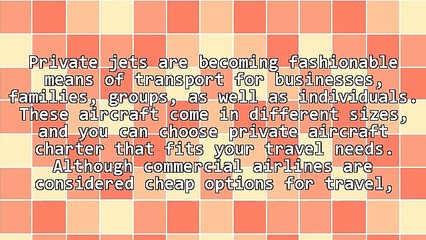 Eliminate The Hassles In Airports With Private Aircraft Charter Services