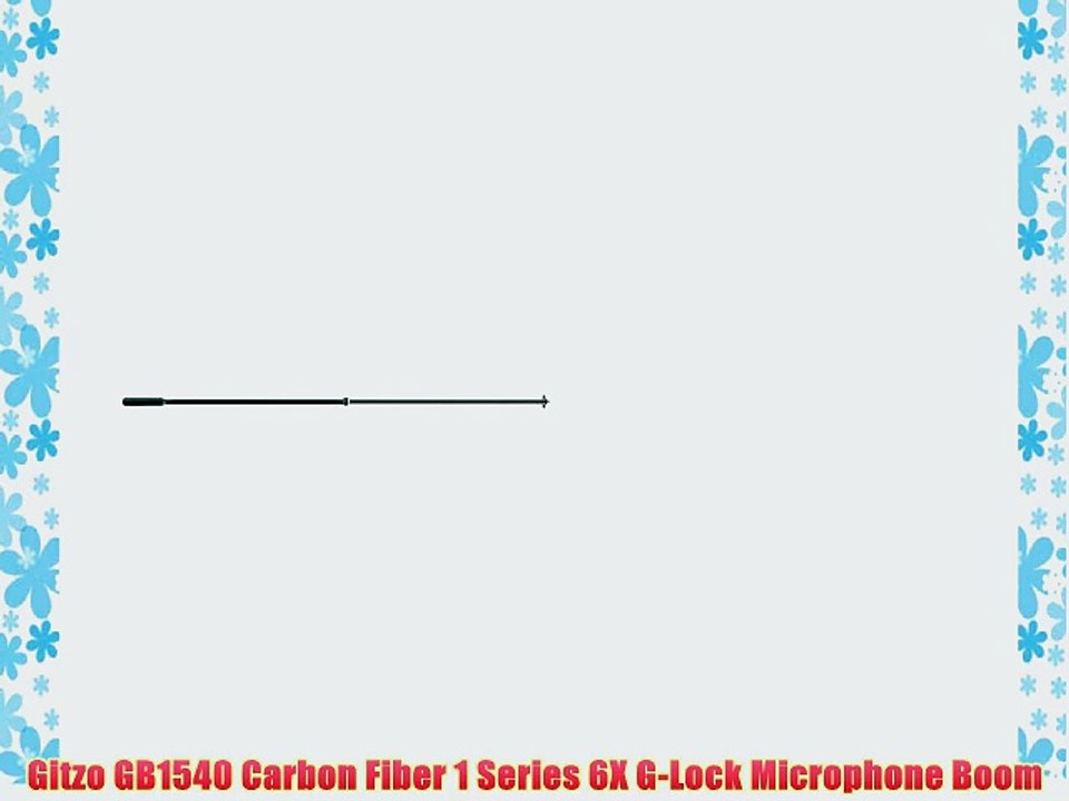 Gitzo GB1540 Carbon Fiber 1 Series 6X G-Lock Microphone Boom