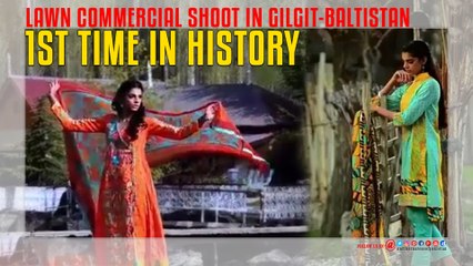 1st Time In History Lawn Commercial Shoot In Gilgit-Baltistan