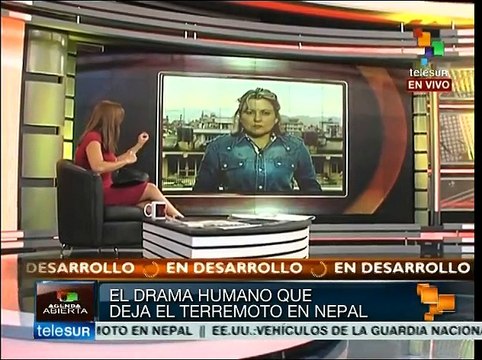 Nepal: lluvias dificultan labores de rescate remoción y de escombros