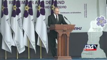 Russian President Putin speaking at 100th anniversary of the Armenian genocide
