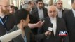 Zarif speaks to reporters about Iranian nuclear talks