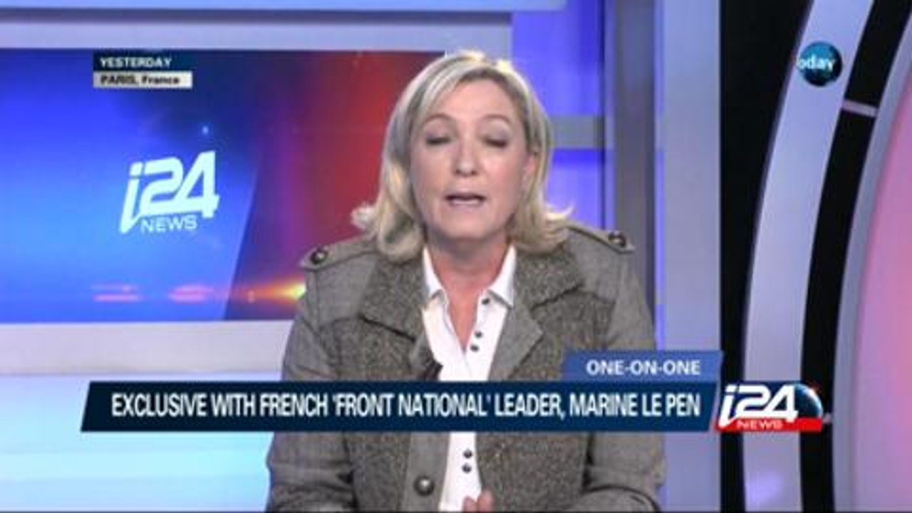 Interview with French 'Front National' Leander, Marine Le Pen - 03/02/2015