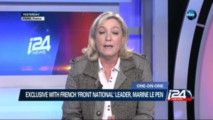 Interview with French 'Front National' Leander, Marine Le Pen - 03/02/2015
