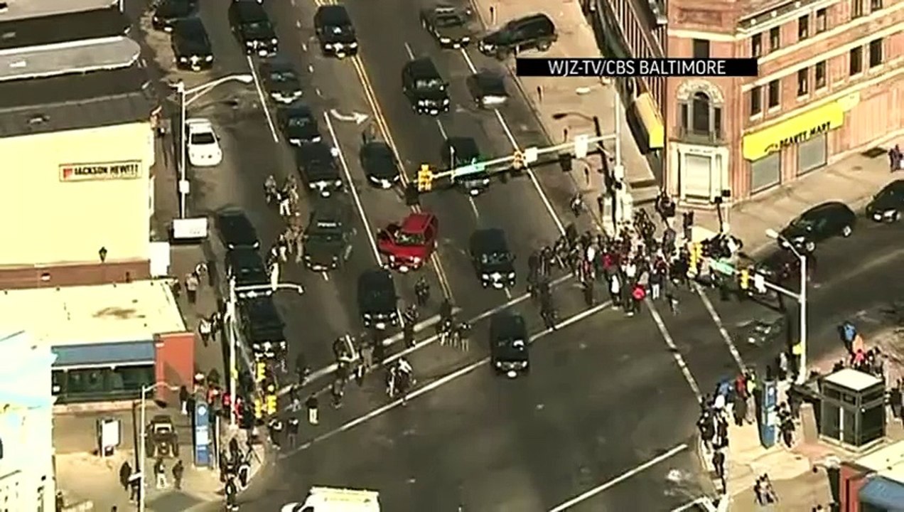 Raw_ National Guard Posts on Baltimore Streets