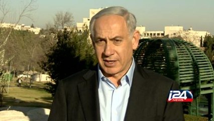Israeli Prime Minister Benjamin Netanyahu reacts to news of Jordanian ambassador's return