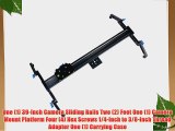 CowboyStudio Camera Camcorder Video Movie DSLR Slider Glider Track Dolly Stabilizer Tripod