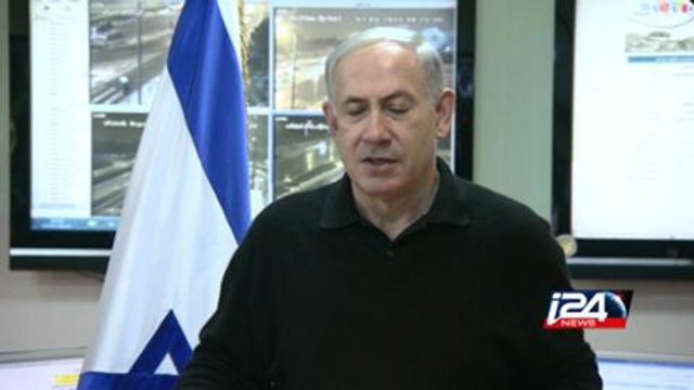 Israeli Prime Minister Benjamin Netanyahu addresses France