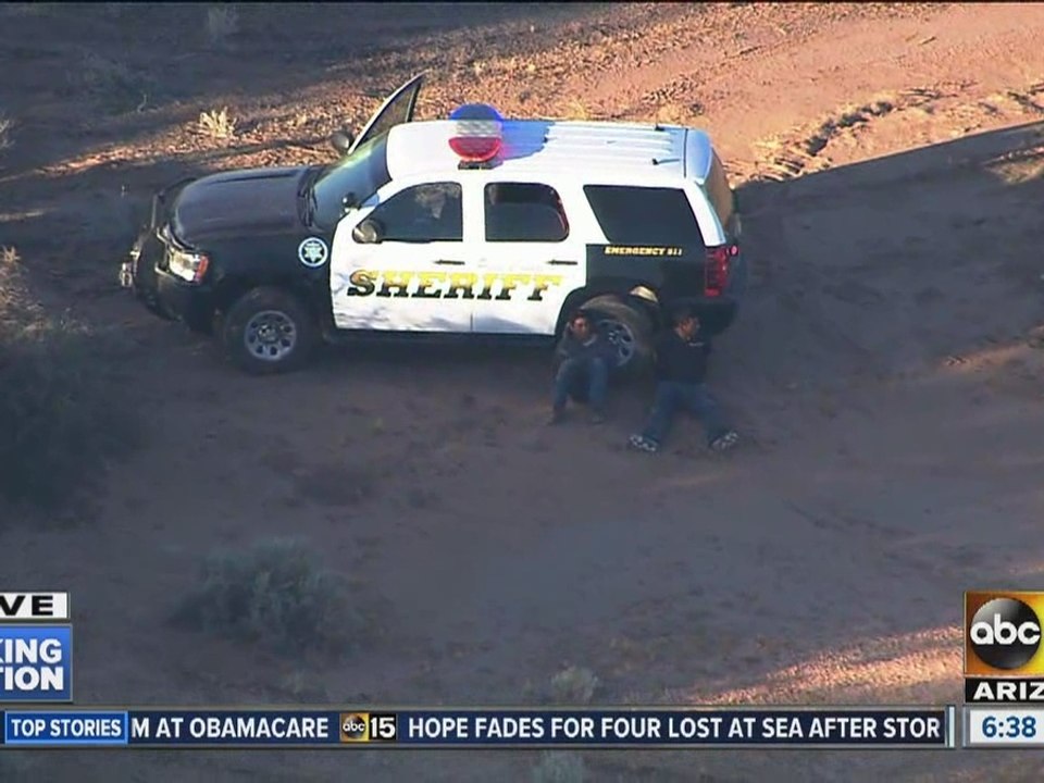 Several suspects in custody after Maricopa pursuit