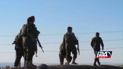 British defense secretary Michael Fallon in Arbil, Iraq