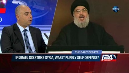 If Israel did strike Syria, was it purely out of self-defense?