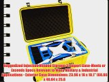 Microraptor Pro Cases - Hard Case fits the DJI Phantom 2 Vision / Vision  (Yellow Case Blue